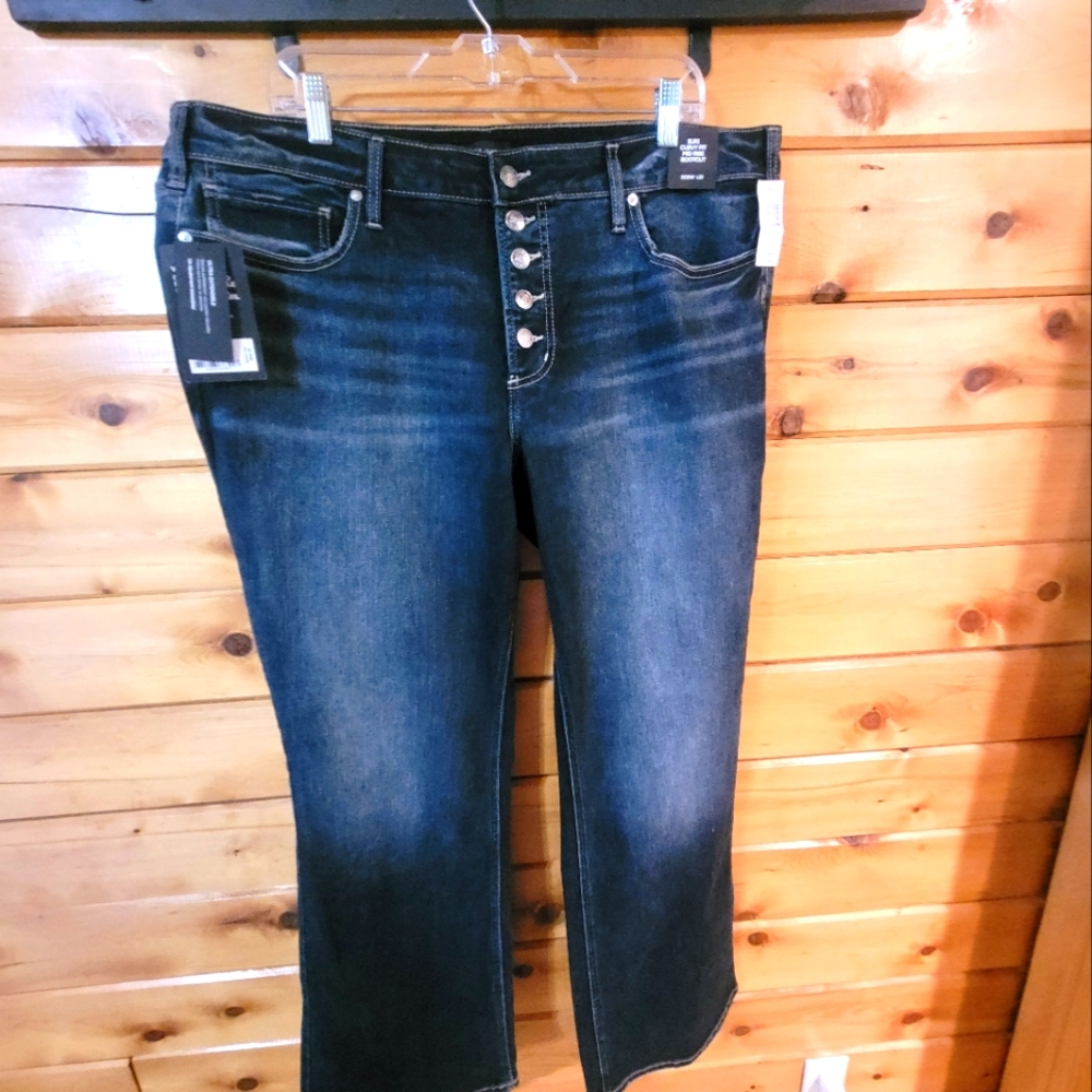 Silver jeans high rise bootcut  size 20w x 33L